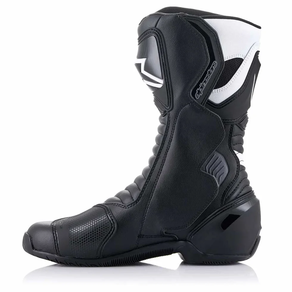 Alpinestars Motorrad Stiefel SMX 6 V2, BLACK WHITE GRAY, 43 EU