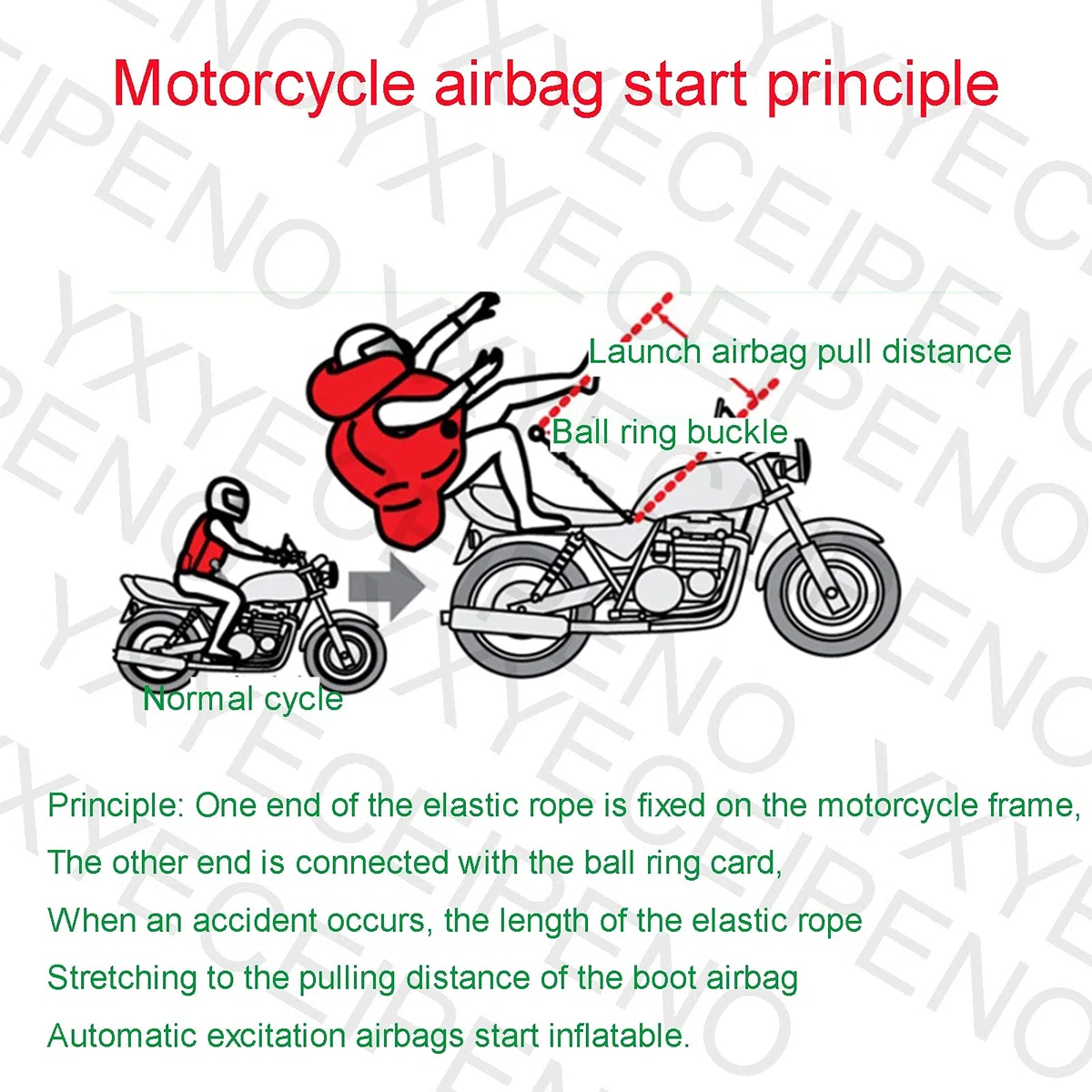 Leichte Airbagweste Hohe Sichtbarkeit Anti-Fall-Motorrad-Airbag-Weste Leicht Zu Reinigen, Geeignet for Erwachsene Männer Und Frauen Motorradgeräte (Ohne CO2-Tintenpatronen)