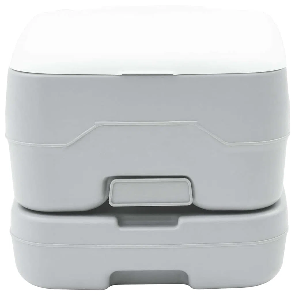 Tragbare Campingtoilette 10L, Mobile Camping WC für Wohnwagen Wohnmobil Outdoor Garten, 41,5 x 36,5 x 30 cm, Belastbar bis 200 kg