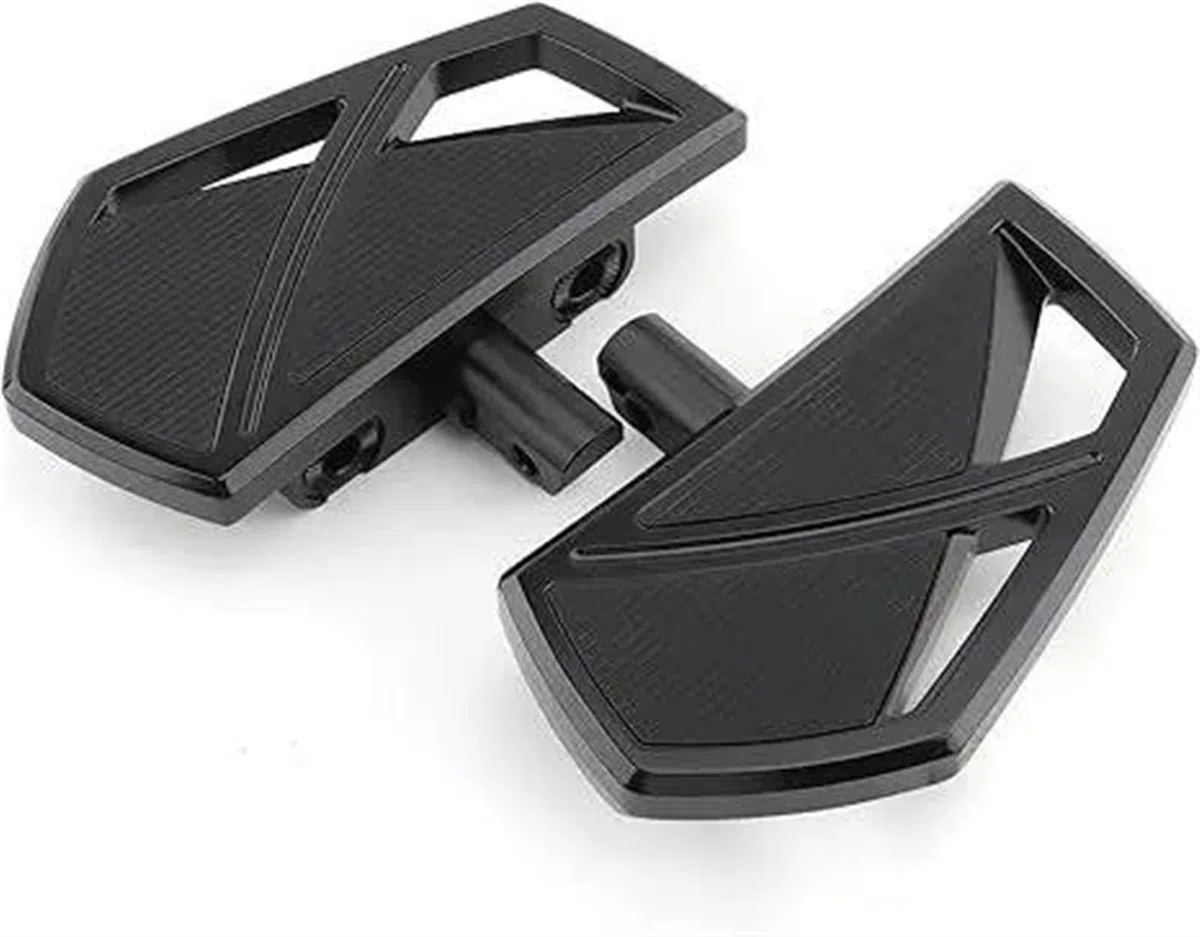 Vordere Fußrasten Motorräder Für Harley Für Softail Für Fat Boy Sport Glide FLSB Street Bob FXBB Fat Bob 2018-2023 Motorrad Dielen Phantom Front Fußrasten Motorrad Hinten Set(Rear Floorboards B)